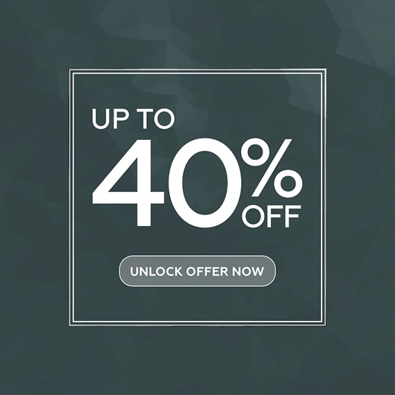 Up to 40 percent off