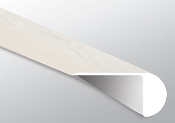 WHITBY WHITE Overlapping Stair Nose